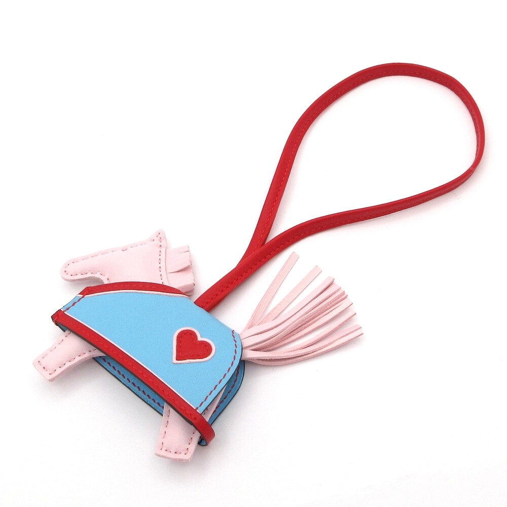 Hermès Rodeo Robeocourt PM Bag Charm rose darling Celeste Rouge Ladieu